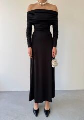 Uras Straplez Elbise