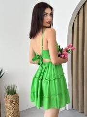 Nivel Göğsü Büzgülü Elbise