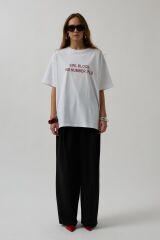 Ön Baskılı Oversize T-Shirt