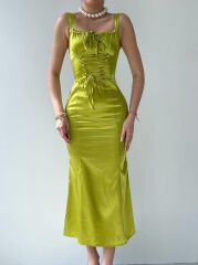 PAG İP ASKILI ELBİSE