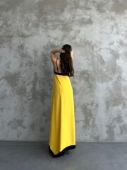 Askılı Maxi Boy Elbise