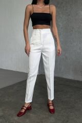Yüksek Bel Pensli̇ Pantolon