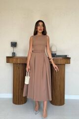 Moccah Halter Yaka Kloş Elbise