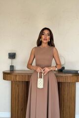 Moccah Halter Yaka Kloş Elbise