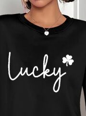 Kadın Uzun Kollu Bisiklet Yaka Viskon Iki Iplik Bluz