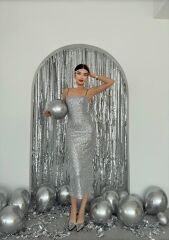 Woxo İp Askılı Elbise