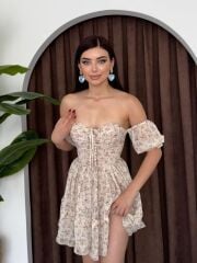 Hans Boyundan Bağlamalı Elbise