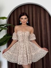 Hans Boyundan Bağlamalı Elbise