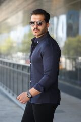 Erkek Uzun Kollu Regular Sofya Keten Gömlek