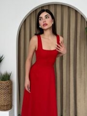 Neapolitan Askılı Elbise