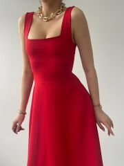 Neapolitan Askılı Elbise