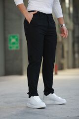 Erkek Düz Kesim Bilek Boy Kumaş Pantolon