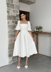 Benjamin Çan Etekli Midi Boy Elbise