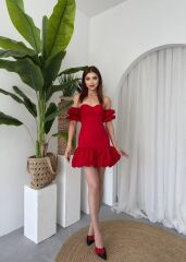 Peyda Straplez Elbise