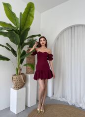 Peyda Straplez Elbise