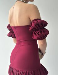 Peyda Straplez Elbise