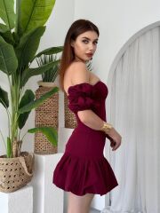 Peyda Straplez Elbise