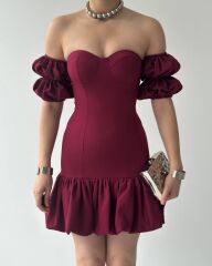 Peyda Straplez Elbise