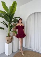 Peyda Straplez Elbise