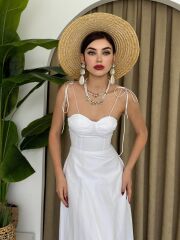 Elia İp Askılı Elbise