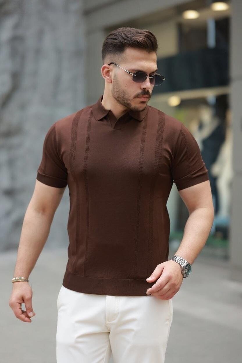 Erkek Hemşire Yaka Kısa Kollu Tişört