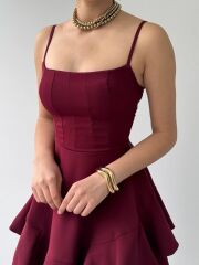 Common İp Askılı Elbise