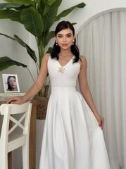 Late Yıldız Detaylı Elbise