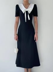 Zerra Yaka Kurdale Detay Elbise