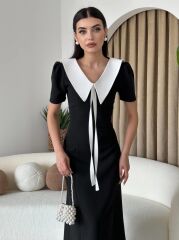 Zerra Yaka Kurdale Detay Elbise