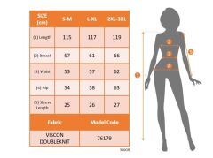Kadın Kısa Kollu Bisiklet Yaka Omuzdan Düğmeli Uzun Viskon Iki Iplik Elbise