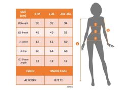 Kadın Kısa Kollu Bisiklet Yaka Fırfırlı Aerobin Elbise