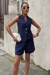 Yelek Şort Viscon Takım 10156-17