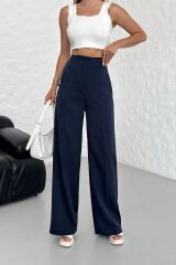 Yüksek Bel Pensli̇ Palazzo Pantolon