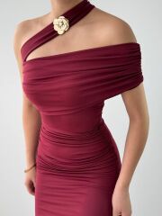 Reta Çapraz Omuz Elbise