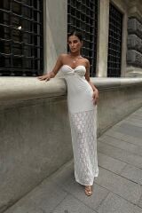 Eudora Ajurlu StraplezElbise 2771