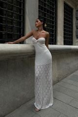 Eudora Ajurlu StraplezElbise 2771