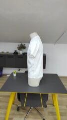 Erkek Kısa Kollu Bisiklet Yaka Burgu Bluz