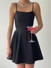 Pole İp Askılı Elbise