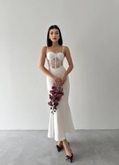 Begonia İp Askılı Elbise