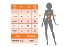 Kadın Kısa Kollu Derin V Yakalı Düğmeli Ithal Keten Bluz