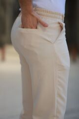 Erkek Beli Bağcıklı Jogger Pantolon