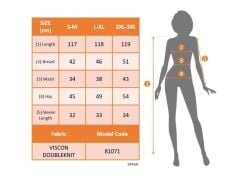 Kadın Kısa Kollu Bisiklet Yaka Yandan Yırtmaçlı Viskon Iki Iplik Elbise
