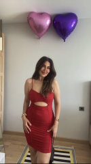 Kadın Omuz Askılı Göbek Ve Sırt Dekolteli Gipe Ve Büzgü Detay Fırsat ürün Mini Elbise