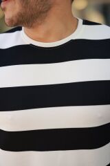 Erkek çift Renk Pamuklu örme Kumaş Kısa Kollu T-shirt