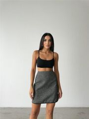 KAŞE KISA ETEK - Siyah